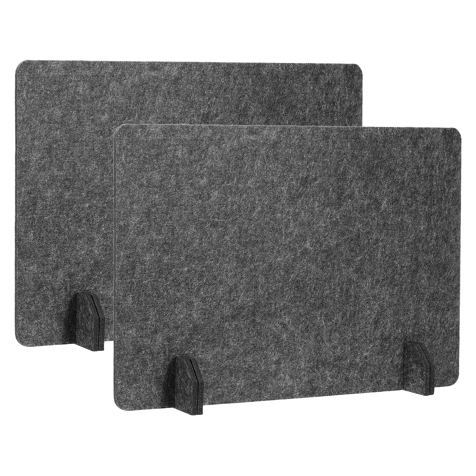 PATIKIL Desk Dividers 60x40cm, 2 Pack Desk Privacy Panel Freestanding Noise Reducing Partition Acoustic Panel with 4Pcs Support Feet for Testing