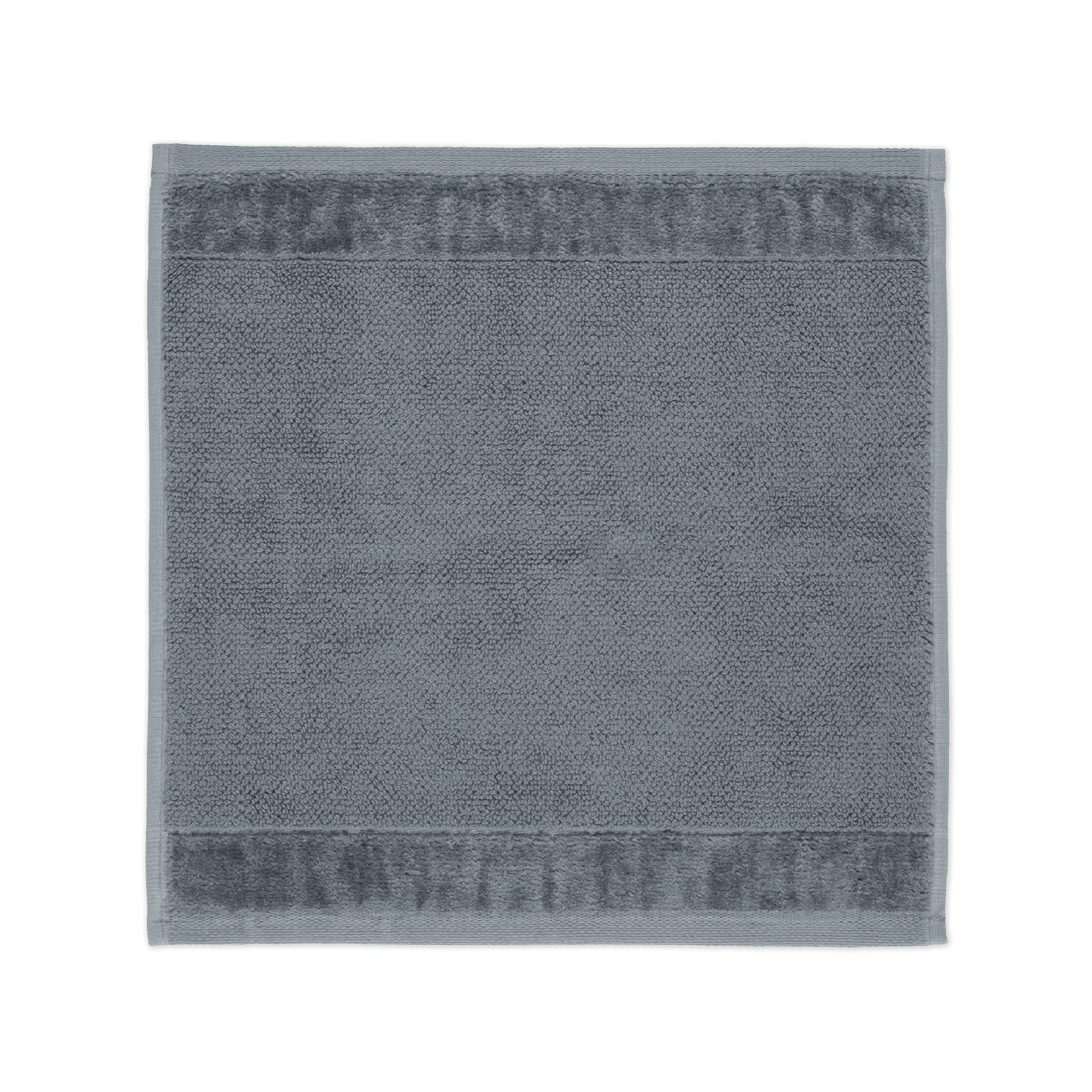 Möve Bamboo Luxe soap cloth 30 x 30 cm made of 60% cotton / 40% viscose from bamboo cellulose, stone