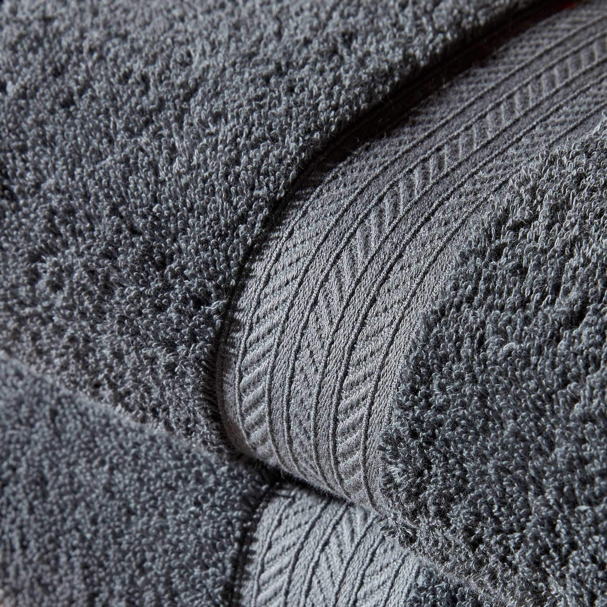 Christy Renaissance 2 Bath Sheets Set | Ash Grey | 100% Egyptian Cotton Pile | Luxuriously Soft and Super Absorbent | 675 GSM