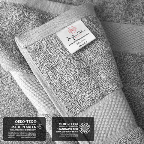 Infinitee Xclusives Bath Sheets Extra Large - 2 Pack, 600 GSM - 90 x 180 cm