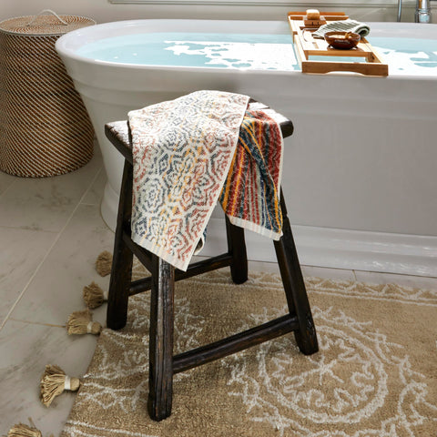 SKL Home by Saturday Knight Ltd. Rhapsody Hand Towel Set, 16x26, Spice