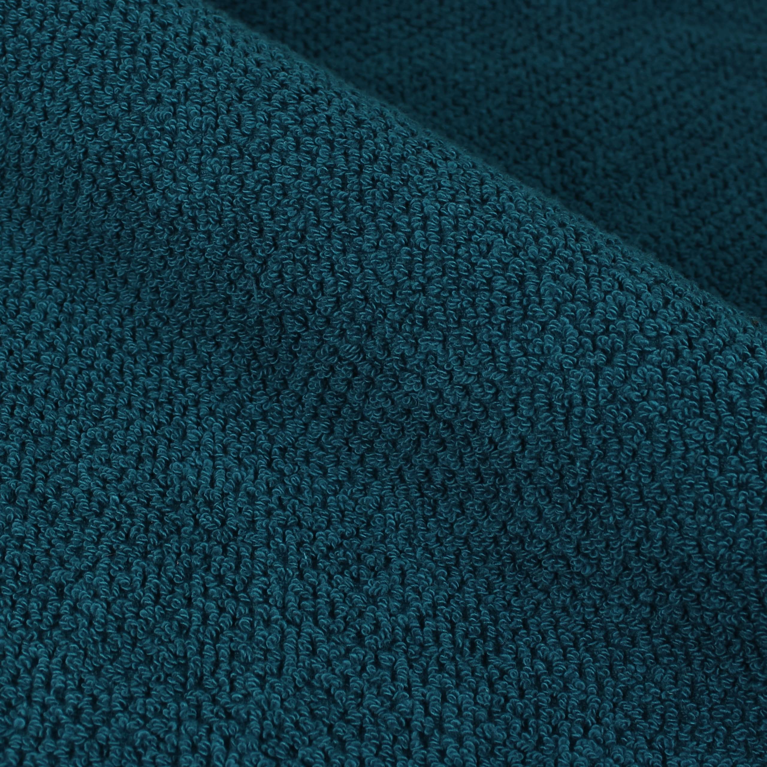 furn. Textured Bath Towel, Cotton, Blue,70 x 130cm