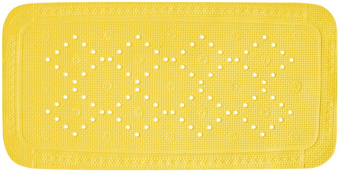 Spirella 71 x 36 Yellow Collection Alaska Shower Mat, PVC