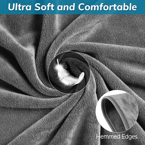 Extra Large Bath Sheets & Towels for Adults - 100x200cm
