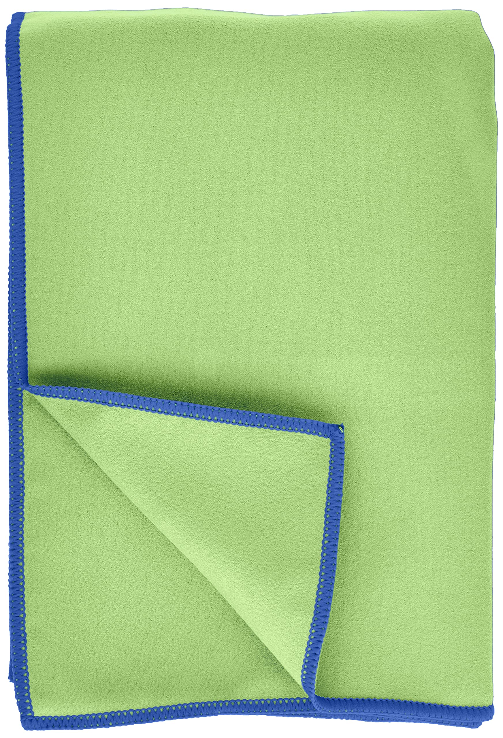 Playshoes Unisex Multifunctional Towel, Microfibre Bath Towel Portable Blanket, Green, 90 x 180 cm