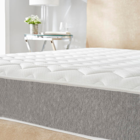 Starlight Beds Essentials Shorty Mattress, Zig Zag Soft Comfort Sleep Surface, 7.5 Inch Deep with Memory Foam Layer & Springs