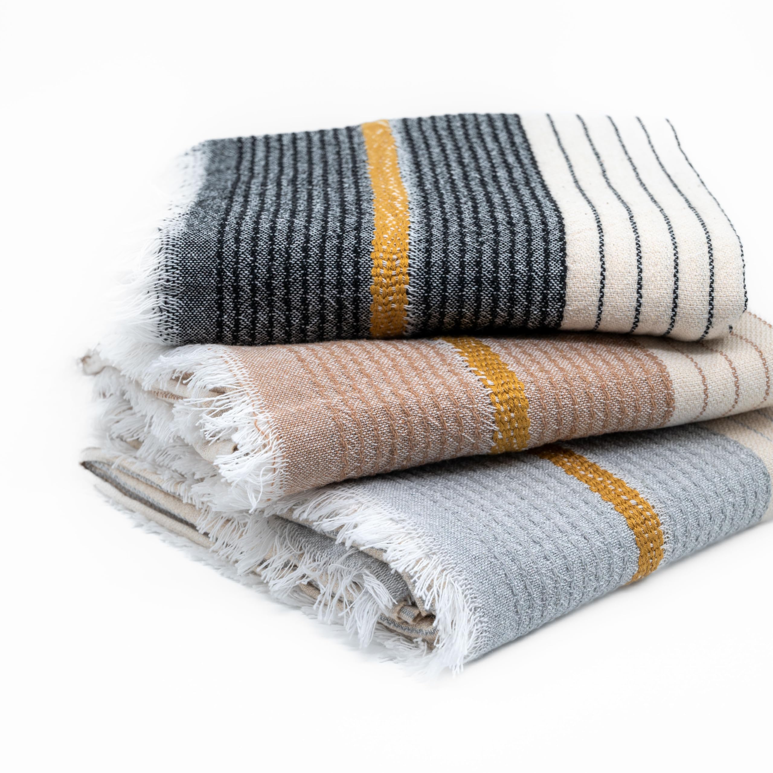 BERCA HOME Olympos Turkish Beach Towel – 100% Cotton Peshtemal Hammam & Bath Towel – Lightweight, Quick Dry, Sand Free – 90 × 190 cm