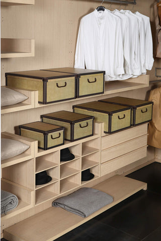 Lavatelli Cardboard Storage Boxes with Lid Tapirus 32x42x21cm Home Storage