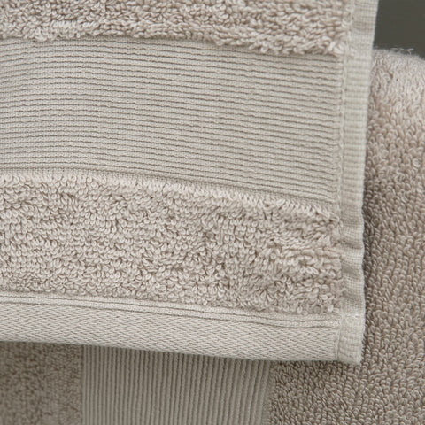 Catherine Lansfield Bathroom Anti-Bacterial Cotton Face Cloth Pair Natural TW/55660/W/FC2/NT
