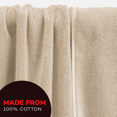 Olivia Rocco Monaco 3 Pack Bath Sheets Highly Absorbent Premium Quality 100% Cotton Large Towel Set Extra Soft Quick Dry Large Towels Bath Sheet 500