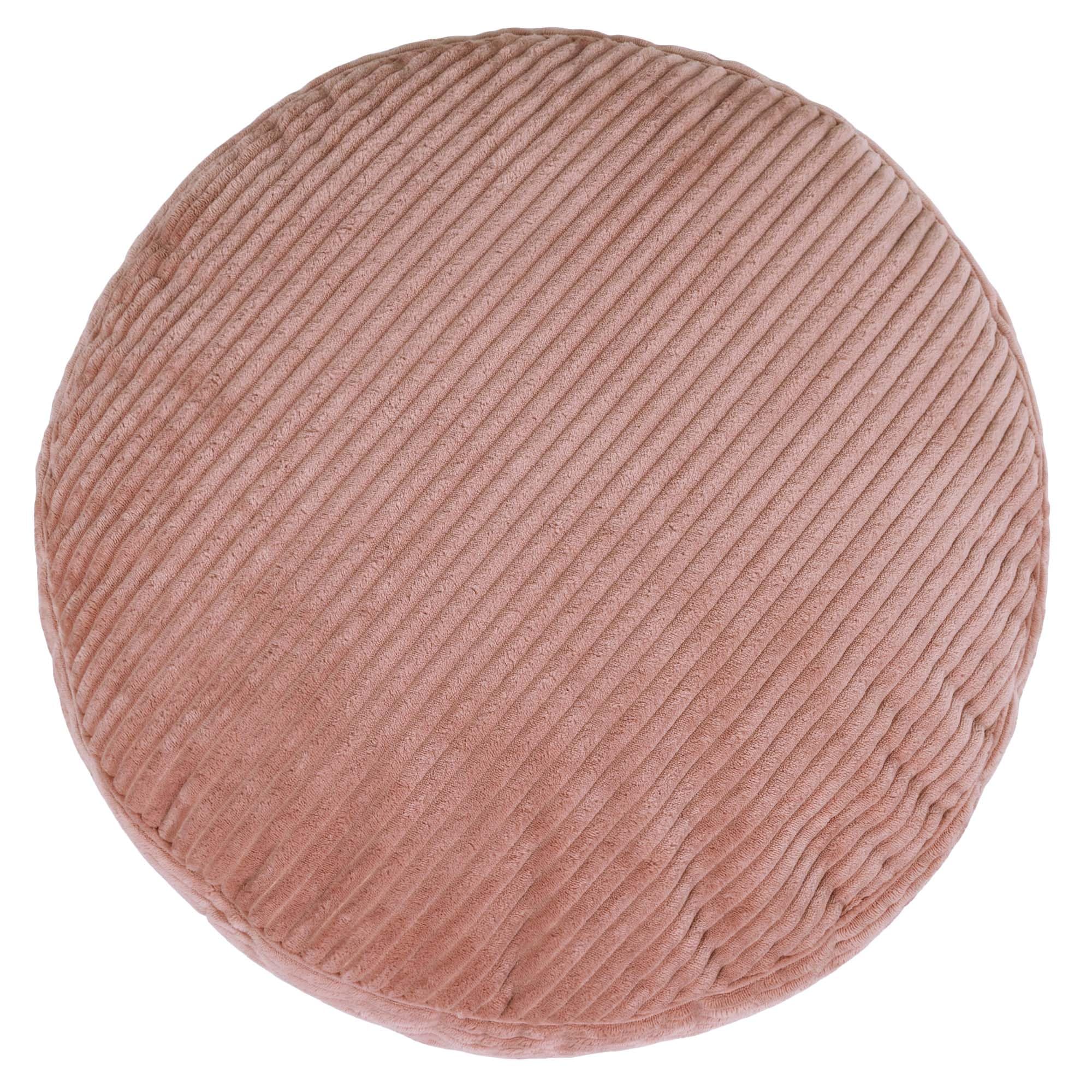 icon Milano Large Cord Bean Bag Footstool with Filling Included, Pink