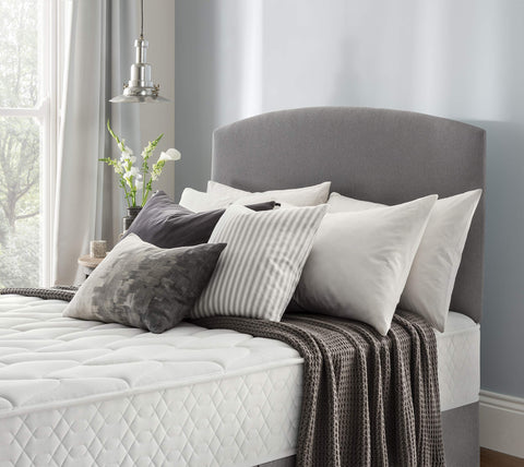 Silentnight Selene Upholstered Headboard, Slate Grey Fabric, King