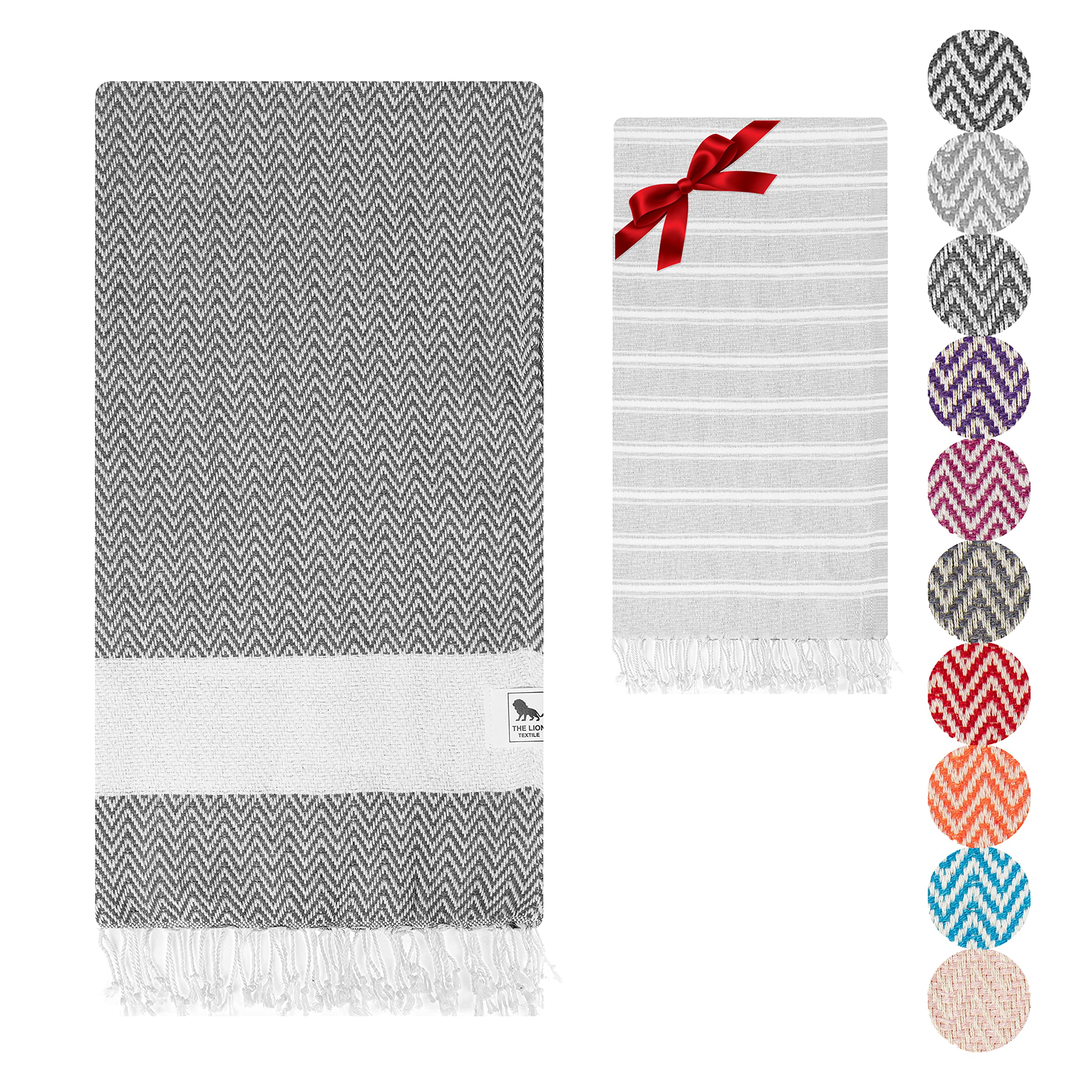 Beach towel, Bath Towel- Soft, Lightweight and Quick-Drying Turkish Beach Towels. Perfect Beach Towels for Adults for Bathroom, Beach, Pool, SPA, Gym