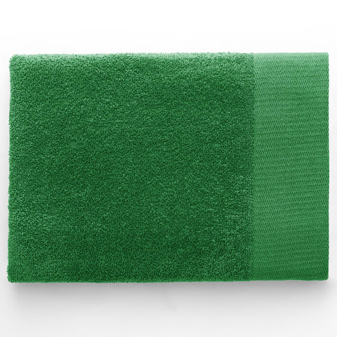 AmeliaHome Set 6pcs 4 Towels 50x100 cm and 2 Bath Towels 70x140 cm 100% Cotton Absorbent Green Amari