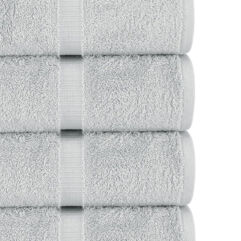 Chakir Turkish Linens |Hotel & Spa Quality 100% Cotton Premium Turkish Towels | Soft & Absorbent (Silver Gray, 6-Piece Towel Sets)