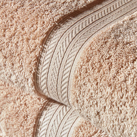 Christy Renaissance 2 Bath Towels Set | Driftwood Beige | 100% Egyptian Cotton Pile | Luxuriously Soft and Super Absorbent | 675 GSM