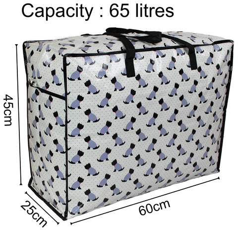 Storage Bags, 65 ltr, Scotty Scottie Dogs Print