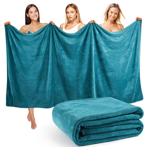 Extra Large Bath Sheets & Towels for Adults - 100x200cm