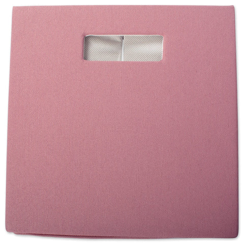 DII Hard Sided Collapsible Fabric Storage Container for Nursery, Offices, & Home Organization, (13x13x13") - Solid Rose