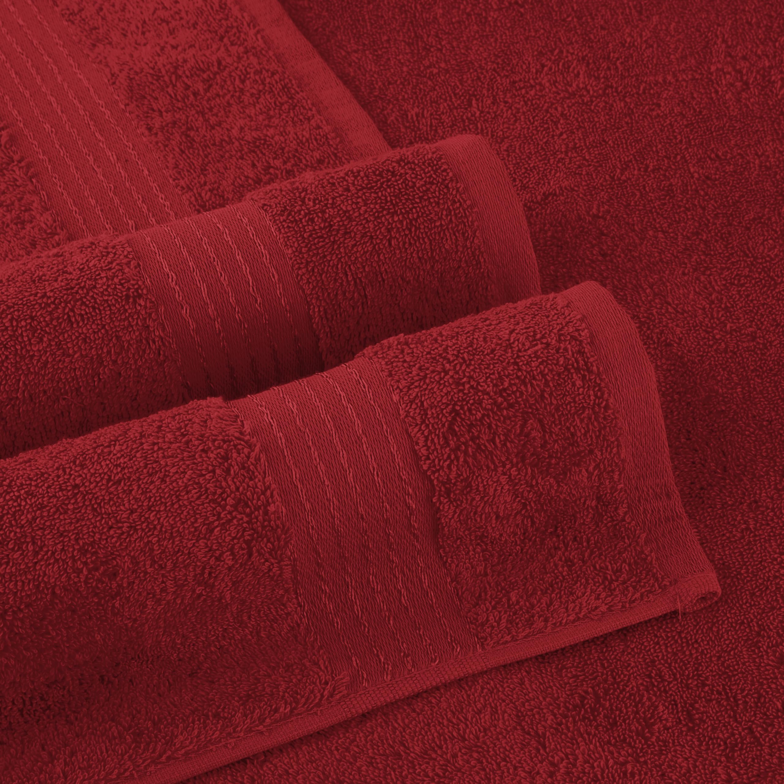 Elegant Comfort Premium Cotton 6-Piece Towel Set, Includes 2 Washcloths, 2 Hand Towels and 2 Bath Towels, 100% Turkish Cotton