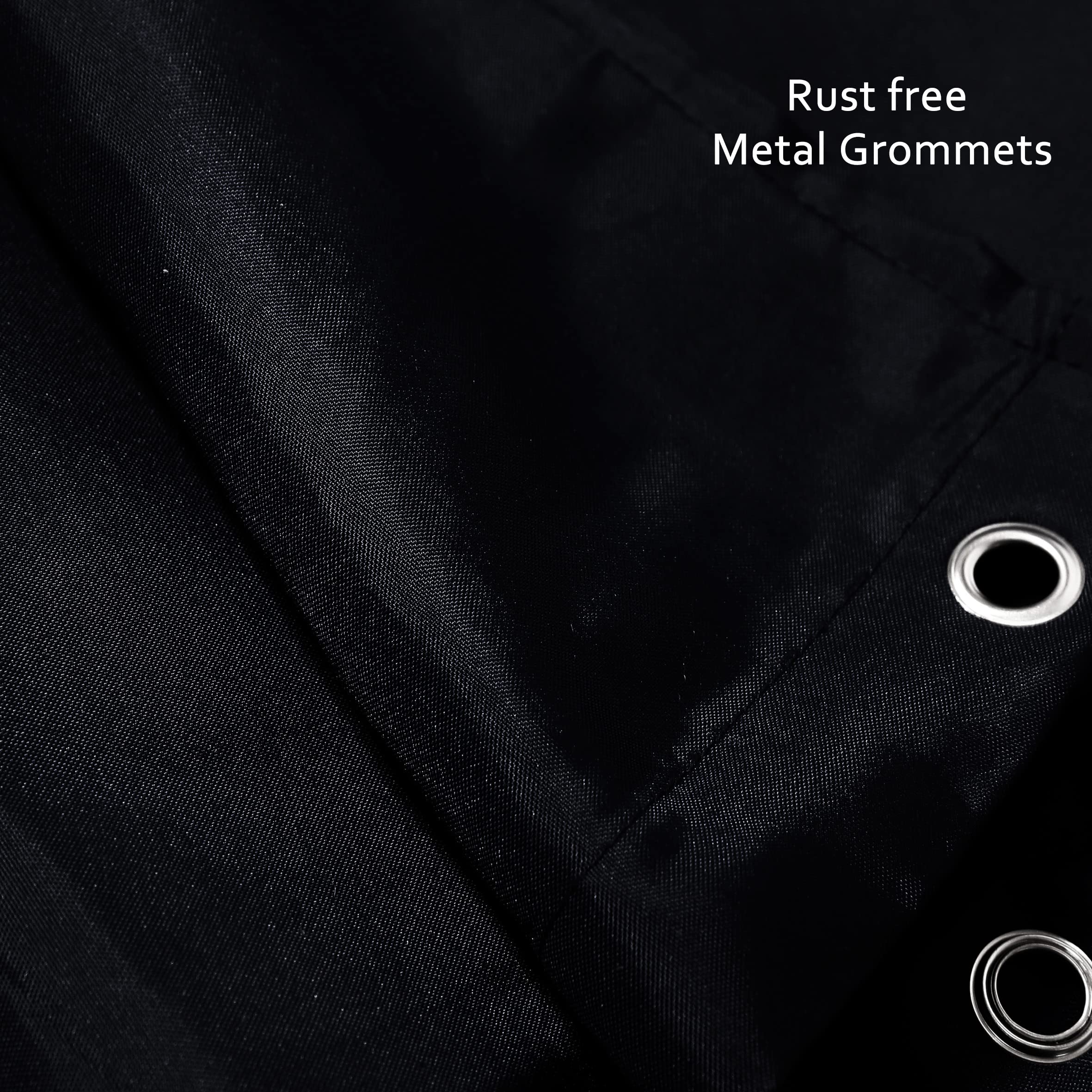 qtlines Shower Curtains for Bathroom, Machine Washable Waterproof Mould Resistant Polyester Fabric Curtains, Weighted Hem