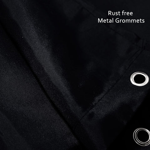qtlines Shower Curtains for Bathroom, Machine Washable Waterproof Mould Resistant Polyester Fabric Curtains, Weighted Hem