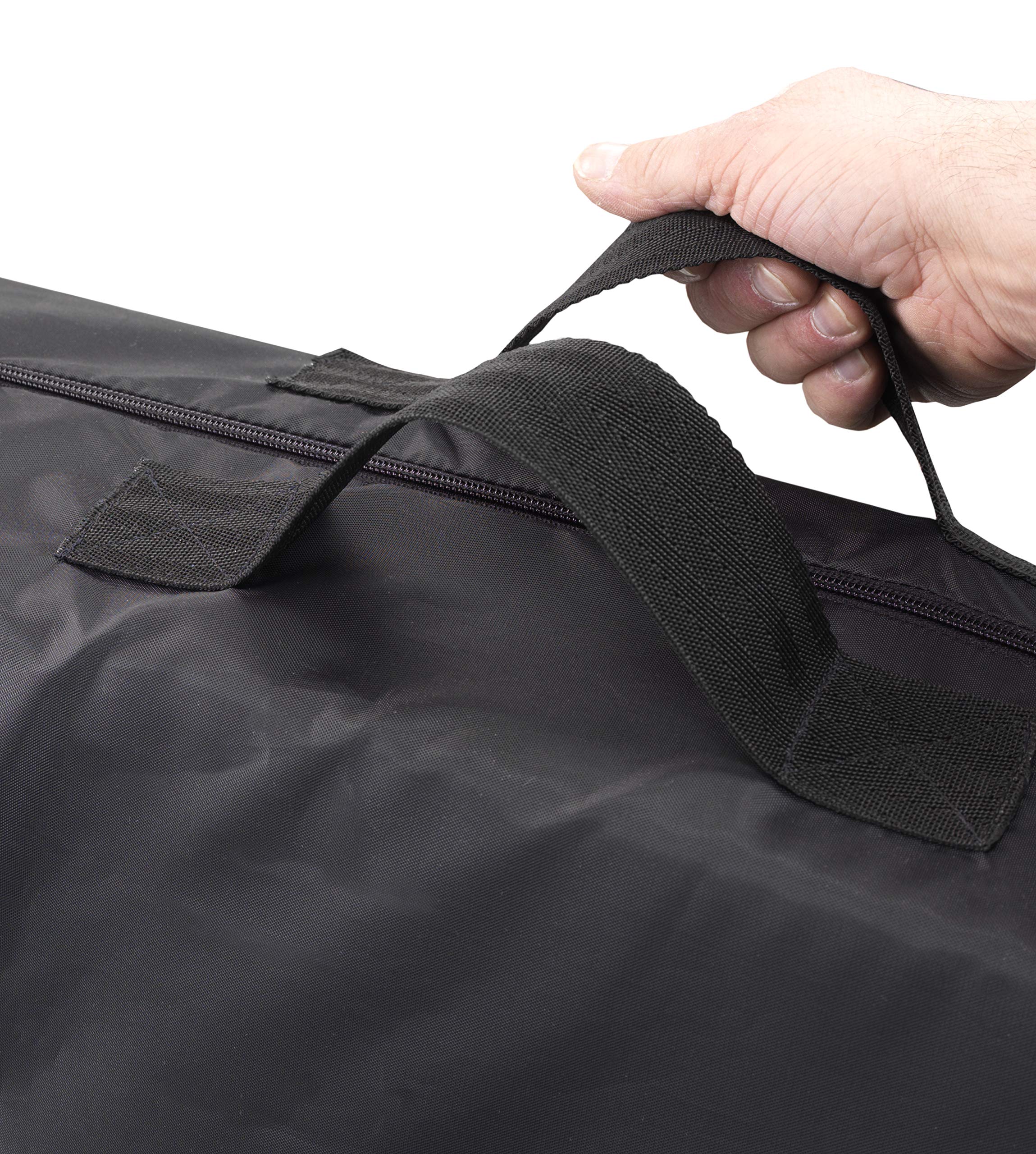 Mattress Storage Carry Bag with Zipper and Handle by Direct Manufacturing – multiple sizes, reusable and washable (120cm x 200cm x 25cm)