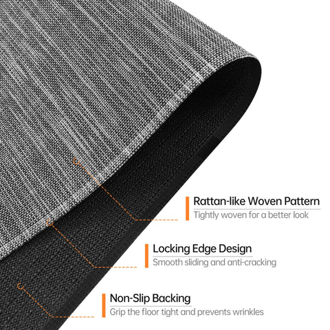 HOMEK Office Chair Mat for Hardwood Floor