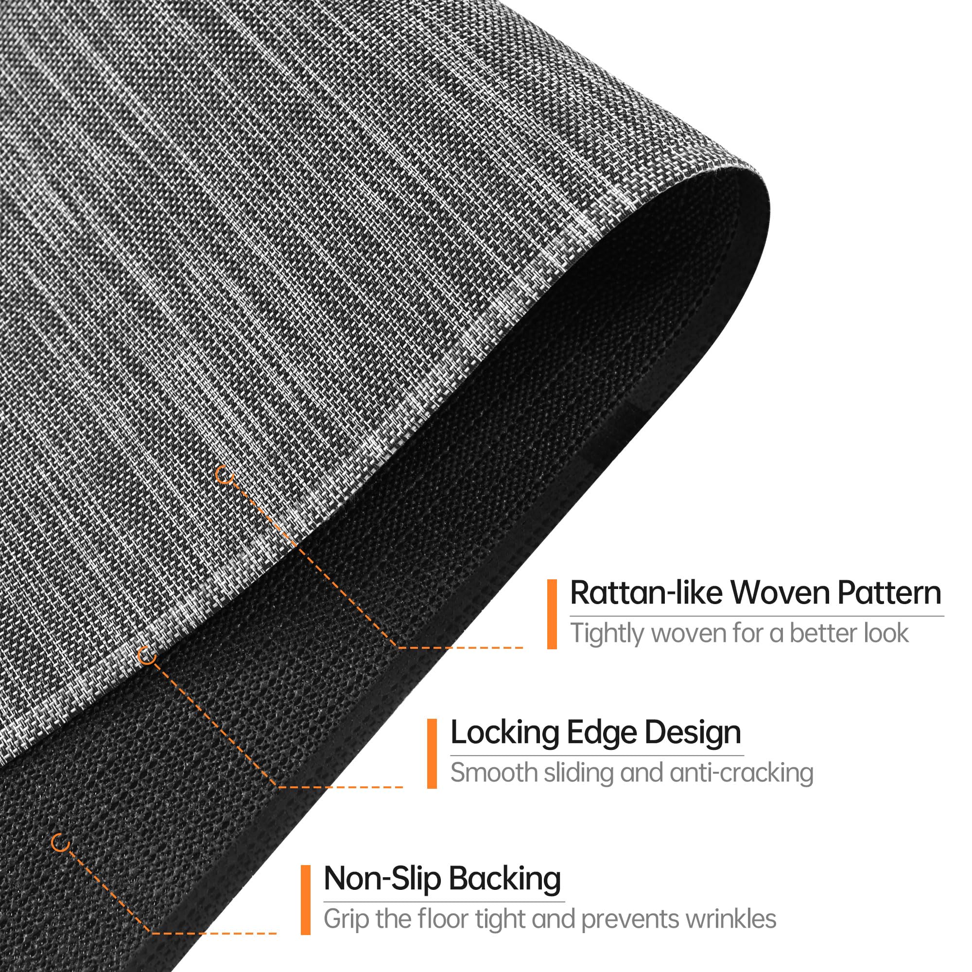 HOMEK Office Chair Mat for Hardwood Floor