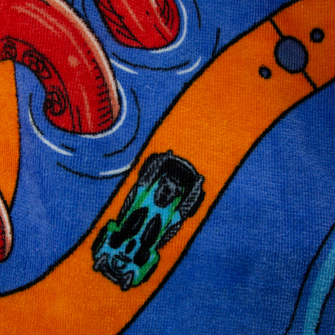 Character World Hot Wheels Officially Licenced Kids Towel | Super Soft Feel | Creature Design | Perfect The Home, Bath, Beach & Swimming Pool