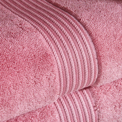 Christy Supreme Hygro 4 Face Cloths Set | Blush Pink | 100% Luxury Supima Cotton | Ultra Soft | Super Absorbent | 650GSM | 4 Wash Cloth Flannels