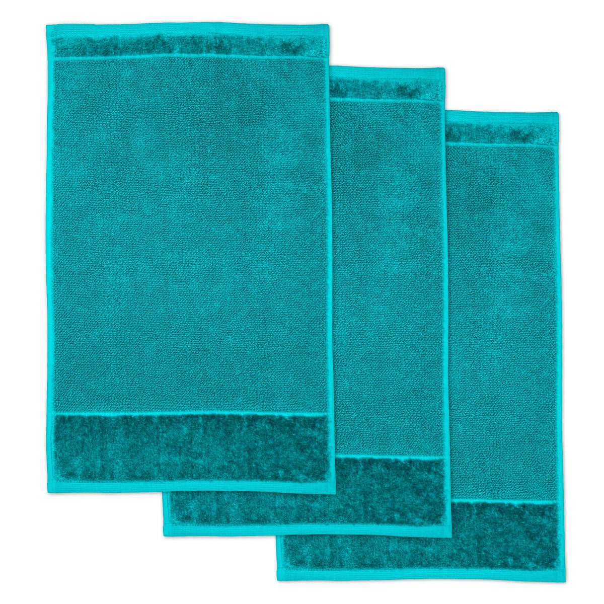 Möve Set of 3 Guest Towels, Ocean, 30 x 50 cm,111049001-030050-460