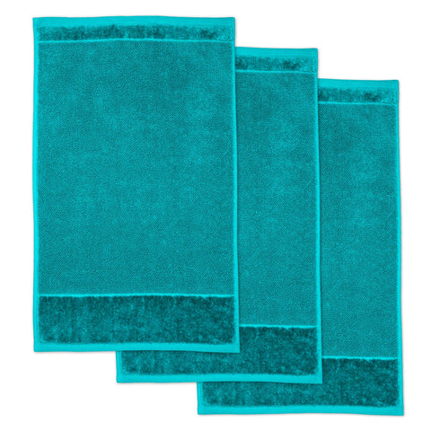 Möve Set of 3 Guest Towels, Ocean, 30 x 50 cm,111049001-030050-460
