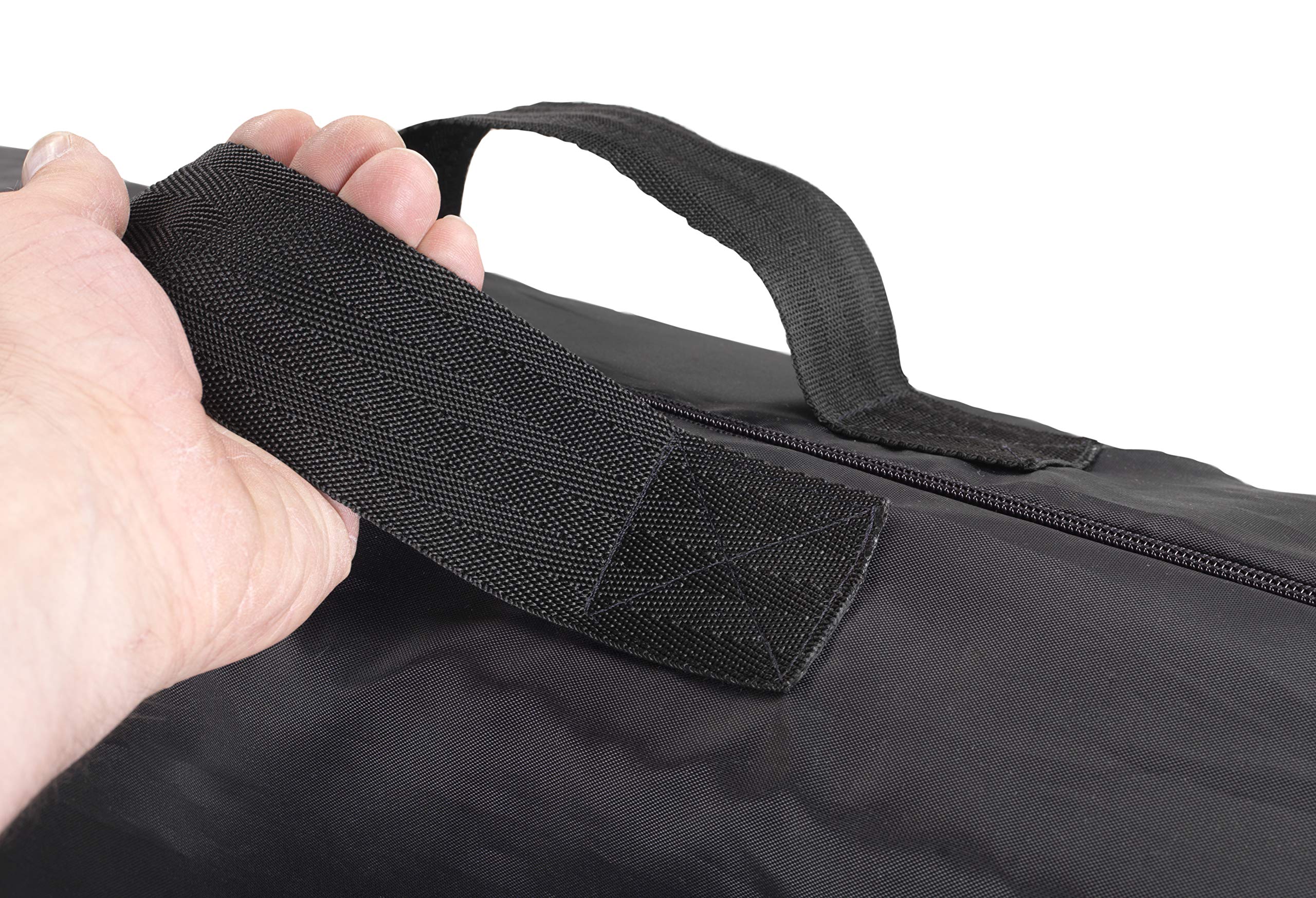 Mattress Storage Carry Bag with Zipper and Handle by Direct Manufacturing – multiple sizes, reusable and washable (120cm x 200cm x 25cm)