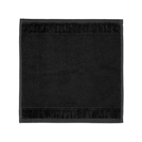 Möve Bamboo Luxe soap cloth 30 x 30 cm made of 60% cotton / 40% viscose from bamboo cellulose, black