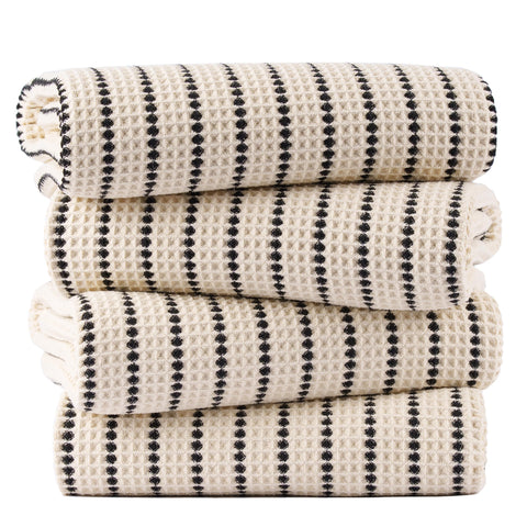 POLYTE 430 GSM Microfibre Quick Dry Waffle Bath Towel, 76.2x152.4 cm