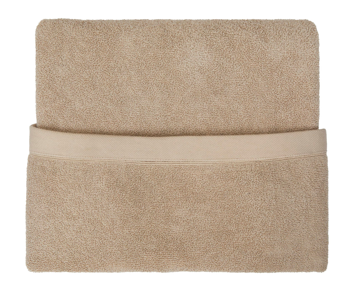 Drift Home - Natural Hand Towel (50 x 90cm) - Soft & Absorbent 600GSM Premium - Sustainable Cotton (BCI) - Recycled Bottles - Ideal for Bathroom, Gym