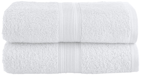 NatureMark NM-HT0801 terry cloth sauna towel 80 x 200 cm 100% cotton pack of 2 White