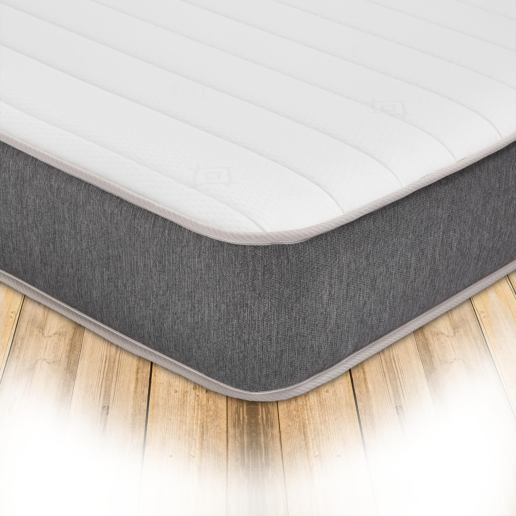 Starlight Beds Fusion Grey Shorty Mattress, 2ft6 x 5ft9