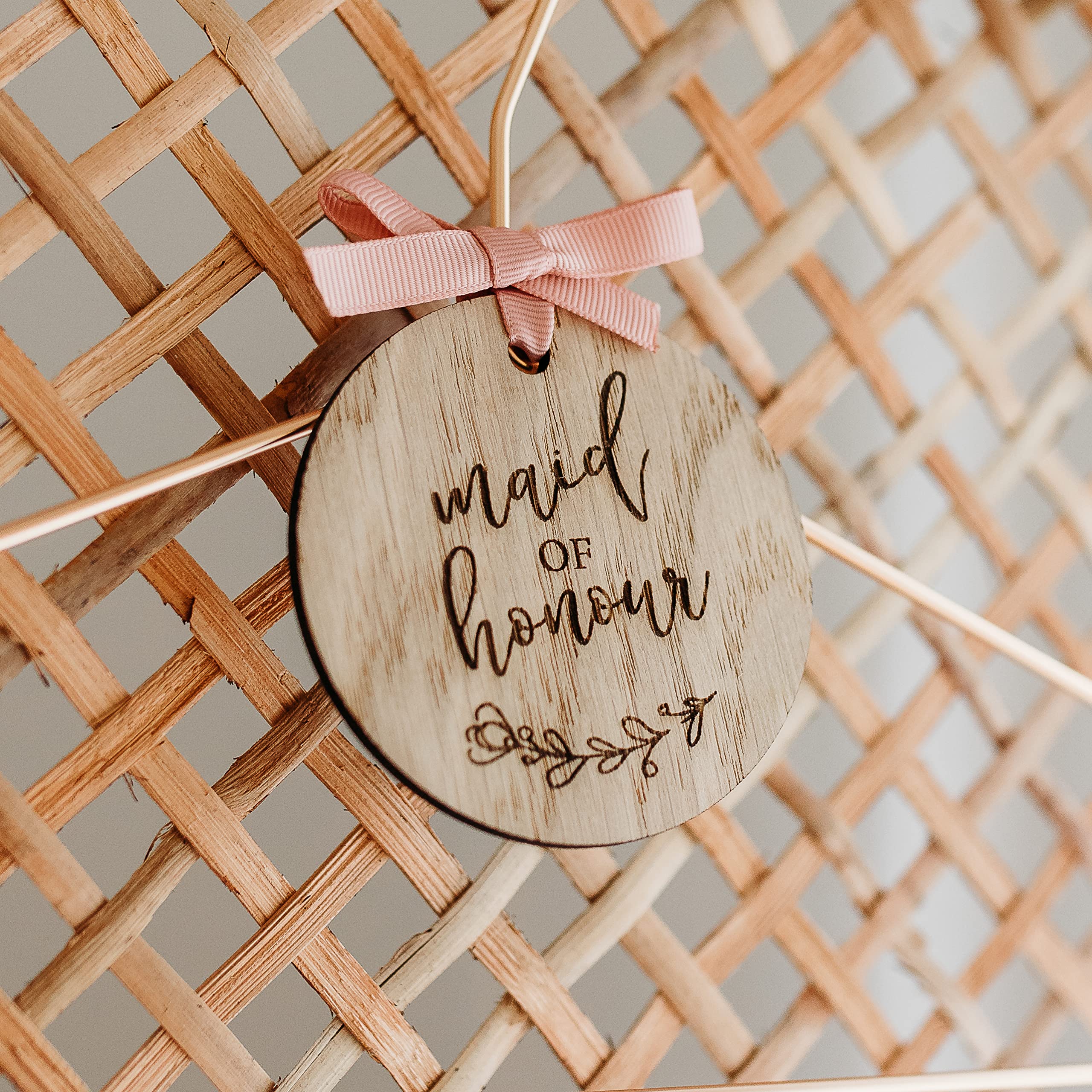 Wooden Wedding Dress Hanger Tag for Bride/Bridesmaid/Flower Girl/Maid of Honour/Mother of the Bride/Groom (The Groom)