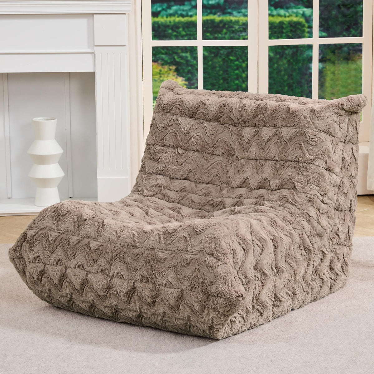 Hobestluk Big Bean Bag Chairs for Adults Fireside BeanBag Couch Togo Sofa