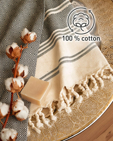 Fit-Flip Hammam Beach towel XXL made from 100% cotton