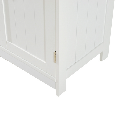 HOMCOM Basin Sink Vanity Cabinet Toilet Bathroom Shelf Door Storage Wooden