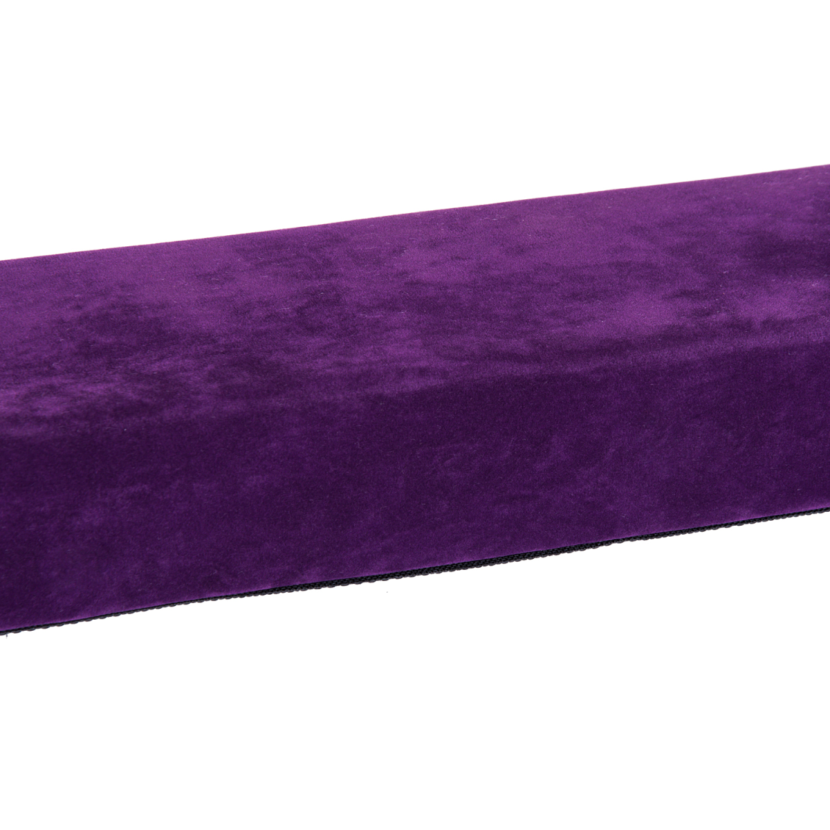 HOMCOM Balance Beam Trainer Fold Performance Gymnastics Suede Purple 2.4M Home
