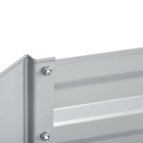Raised Beds for Garden Galvanised Steel Outdoor Planters with Reinforced Rods