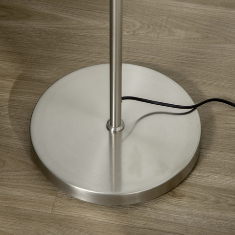 Modern Floor Lamp for Living Room Bedroom, 3 Light Tree Standing Lamp, Silver