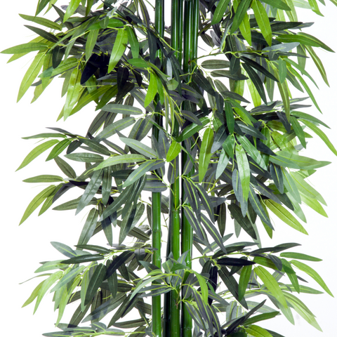 Artificial Bamboo Tree Plant, 1.8 m-Green Bamboo/ Black Pot
