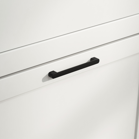HOMCOM Modern Shoe Cabinet with 2 Flip Drawers and Adjustable Shelves, White