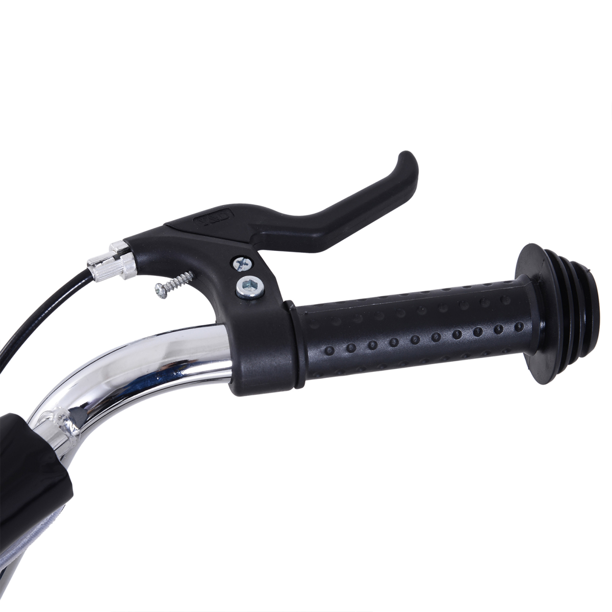 HOMCOM Teen Scooter Adjustable Height Dual Brakes Rubber Wheels Kickstand,