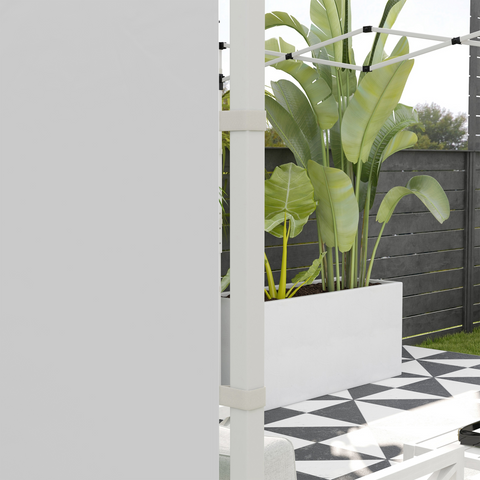 Outsunny 3x3(m) or 3x6m Pop Up Gazebo Side Panels Replacement, 2 Pack, White
